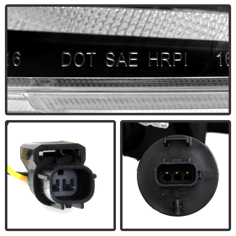 Spyder Honda Civic 16-18 2DR/4DR/Hatchback Headlight Black PRO-YD-HC16PL-SEQ-BK 5087539 5087539 User 4