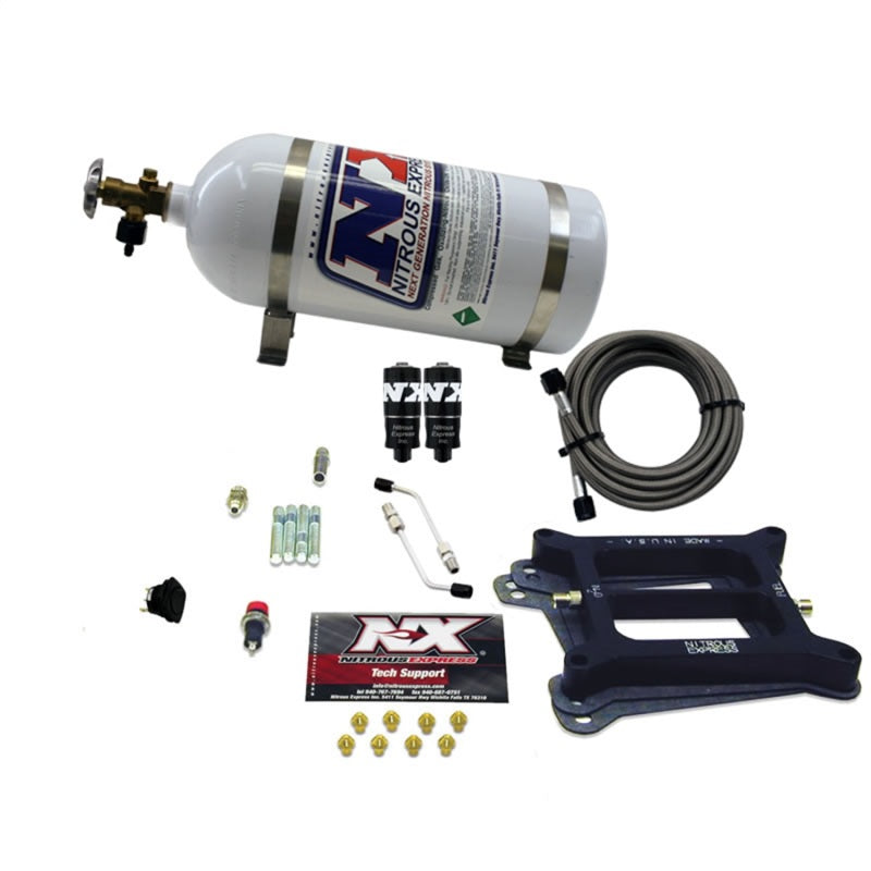 Nitrous Express 4150 Hitman 4-Bbl (100-150-200Hp) With 10Lb Bottle 40040-10 Photo - Primary