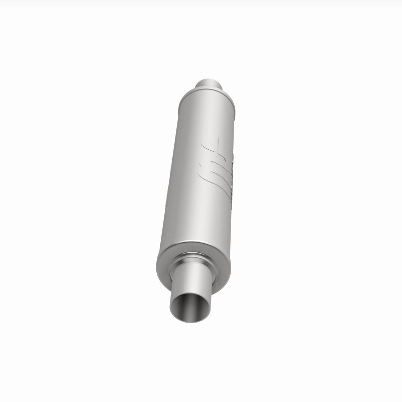MagnaFlow 4" Round Center/Center Straight Through Performance Muffler 10424 360 Degree Image Set