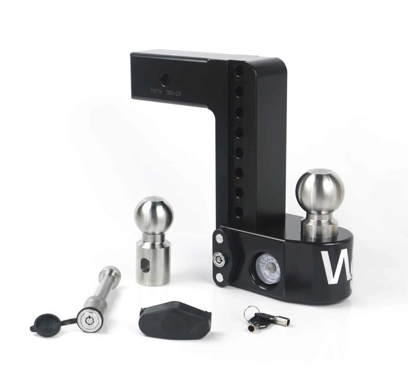 Weigh Safe 8in Drop Hitch w/Built-in Scale & 2.5in Shank (8K/18.5K GTWR) w/WS05 - Black Cerakote WS8-2.5-KA-CER-BLA WS8-2.5-KA-CER-BLA User 1