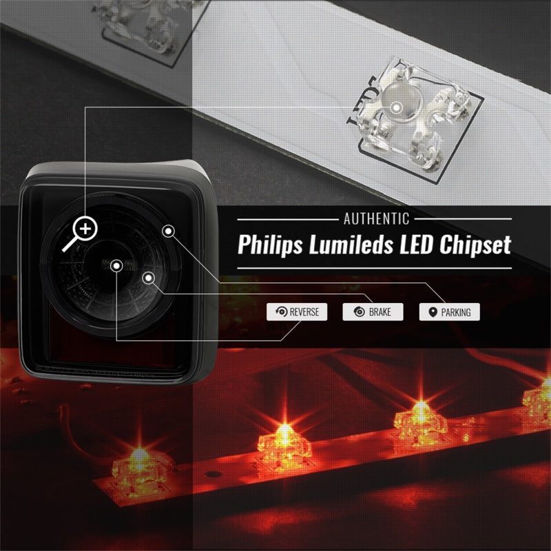 Spyder 19-20 Jeep Wrangler - Full LED Tail Lights - Seq Turn Sign - Black Smoke ALT-YD-JW19-SEQ-BSM 5086464 5086464 Photo - Unmounted