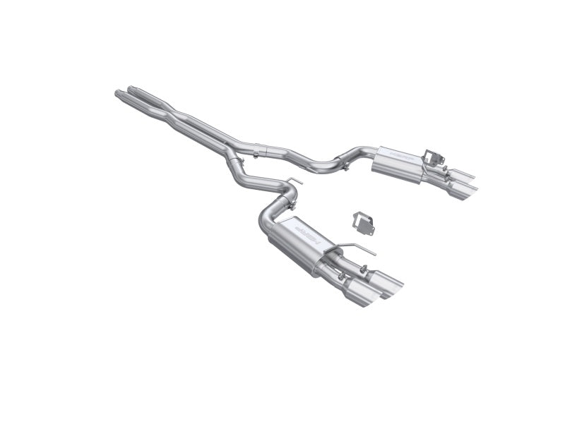 MBRP 2024+ Ford Mustang GT Armor Pro 3in Steet Profile Catback Exhaust  - Stainless Steel Tips S7280304 S7280304 Photo - Primary