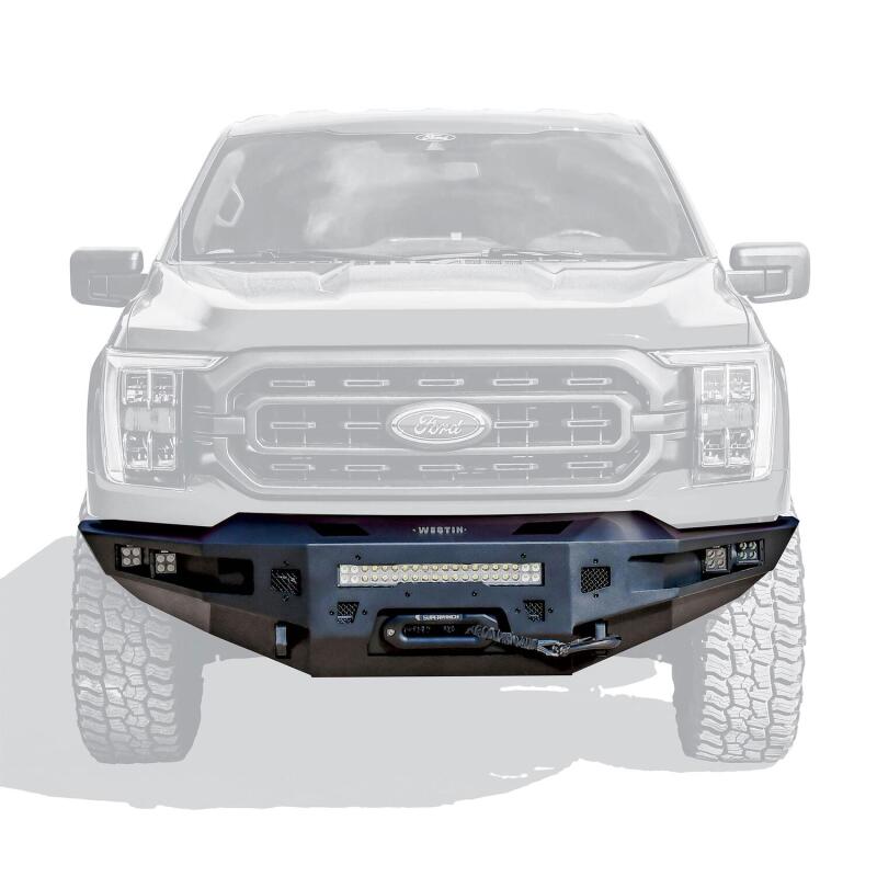 Westin 21-23 Ford F-150 (Excl. 2022+ Lightning EV) Pro-Series Front Bumper - Tex. Blk 58-411245 58-411245 Photo - Mounted
