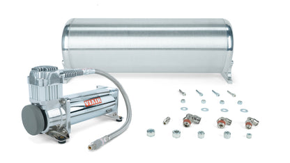 Air Lift 18in FLO Tank w/ Viair 444c Compressor (Incl. Fittings & Tank Mounting Hardware) 27762 27762 Photo - Primary