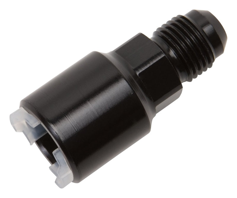 Russell -6 AN Male x 3/8' SAE Quick-Disconnect Female (Black Finish) 640853 Photo - Primary