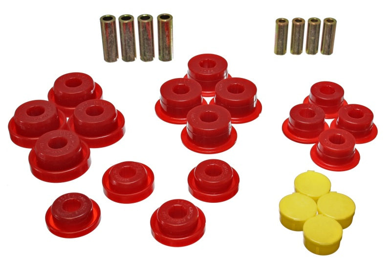 Energy Suspension Control Arm Bushing Set Red Jeep Wrangler All 1997-2006 2.3106R Photo - Primary