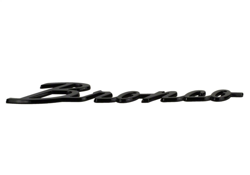 Ford Racing 21-24 Bronco Classic Script Fender Badge Kit - Gloss Black M-1447-BSGS M-1447-BSGS Photo - Unmounted