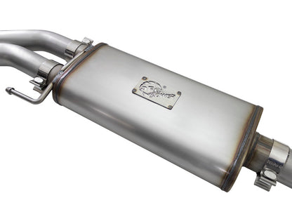 aFe Cat Back Exhaust Black - Ford F-150 15-16 49-43081-B Photo - Close Up