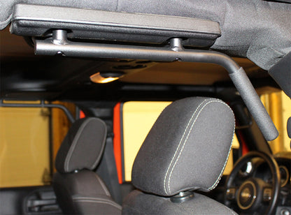 Fishbone Offroad 07-18 Jeep Wrangler JK 4 Door Grab Handles Front/Rear Steel - Blk Txtrd Powdercoat FB25034 FB25034 Photo - lifestyle view