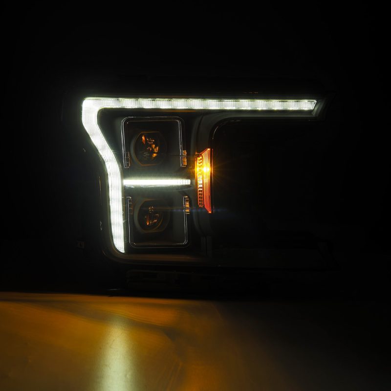 AlphaRex 18-20 Ford F-150 (Req. Conv F150 w/Stock LED) LUXX LED Proj HL Blk Actv Lgt Seq Sig SB DRL 880250 880250 User 2