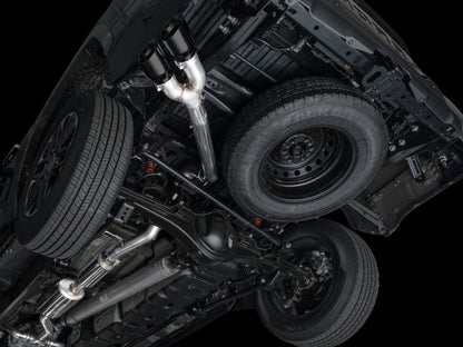 AWE Tuning AWE 0FG Exhaust for 3rd Gen Toyota Tundra - Dual Diamond Black Tips 3015-33063 3015-33063 Photo - Mounted