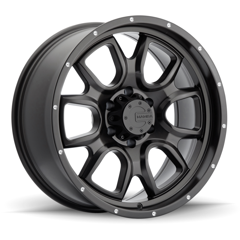 Mamba M19 Wheel Matte Black w/ Drill Holes 20x9 +19 5x150 M192950195 User 1