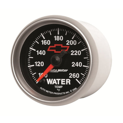 Autometer 2-1/16" Water Temperature, 100-260 °F, Stepper Motor, Bowtie, Gm Black 3655-00406 User 1