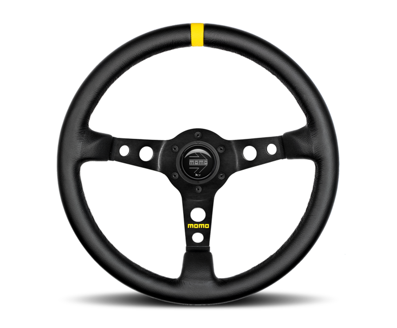 Momo Steering Wheel - Mod 07 - Size: 350mm - Black Leather R1905/35L User 1