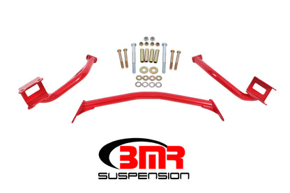 BMR 79-04 Fox Mustang Tubular Style Upper Torque Box Reinforcement Plates - Red TBR005R TBR005R Photo - Primary