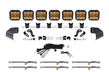 Diode Dynamics Bronco SS5 Sport CrossLink Windshield - Yellow Combo Lightbar Kit DD7233 DD7233 Photo - Primary