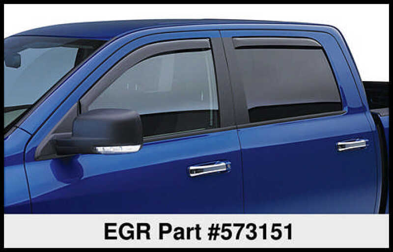 EGR 00+ Ford Excursion In-Channel Window Visors - Set of 4 (573151) 573151 573151 Thumbnail