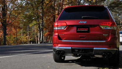 Corsa Performance 14-16 Jeep Grand Cherokee Summit Edition Black 2.5in Dual Rear Exit 14992BLK Photo - Mounted