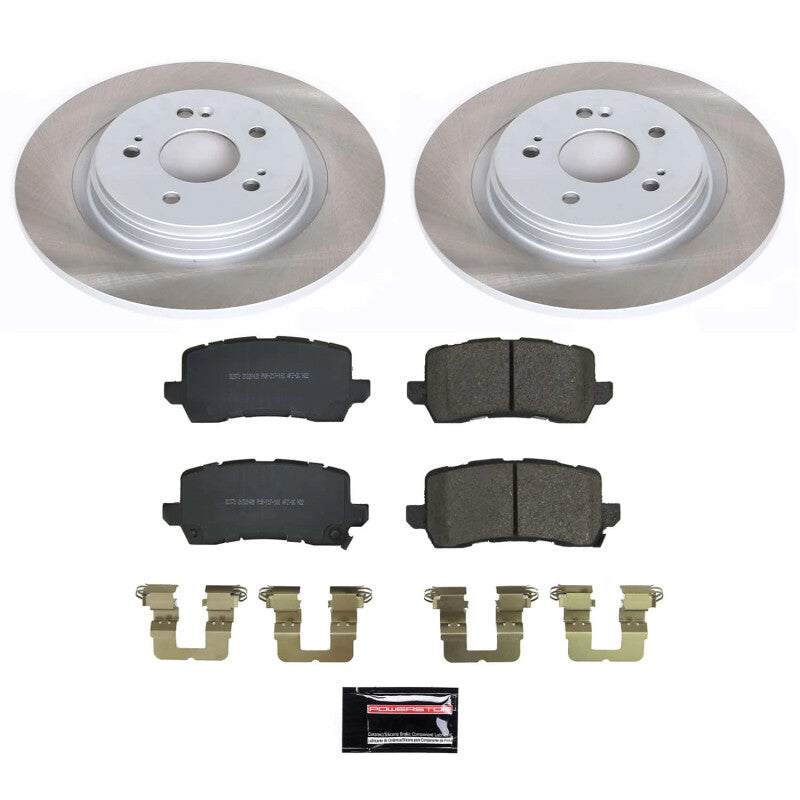 PowerStop Power Stop 21-22 Honda Odyssey Rear Semi-Coated Rotor Kit SC8768 SC8768 Photo - Primary
