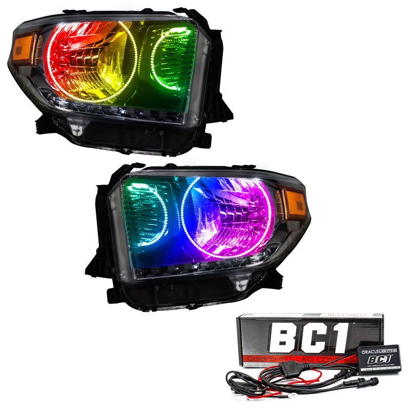 ORACLE Lighting Oracle 14-17 Toyota Tundra SMD HL - Dual Halo Kit - ColorSHIFT w/ BC1 Controller 7204-335 7204-335 Photo - Primary