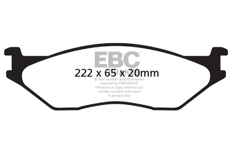 EBC Disc Brake Pad Set DP61653 Photo - Primary