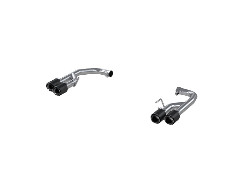 MBRP 18-21 Ford Mustang GT 5.0L T304 SS 2.5i Axle-Back, Dual Rear Exit with Quad CF Tips S72113CF S72113CF Photo - Primary