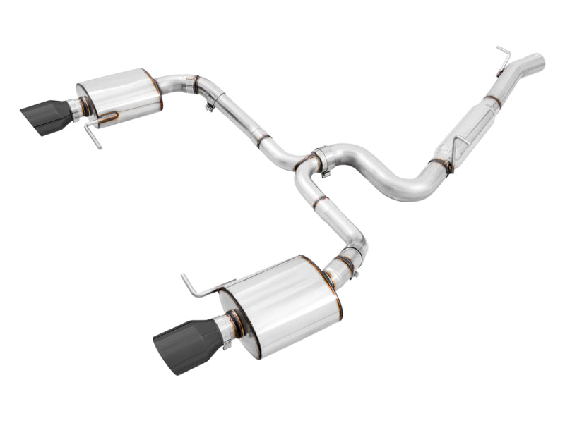 AWE Tuning VW MK7 Golf Alltrack/Sportwagen 4Motion Touring Edition Exhaust - Diamond Black Tips 3015-33098 3015-33098 Photo - Primary