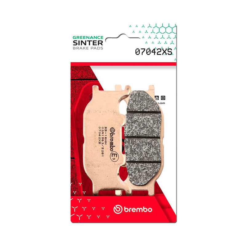 Brembo OE 96-04 Yamaha YP Majesty 250cc/04-07 Yamaha XP TMAX 500cc Sinter Brake Pad - Front 07042XS 07042XS User 1
