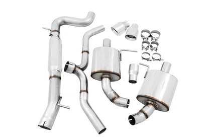 AWE Tuning VW MK7 Golf Alltrack/Sportwagen 4Motion Touring Edition Exhaust - Polished Silver Tips 3015-32098 3015-32098 Photo - out of package