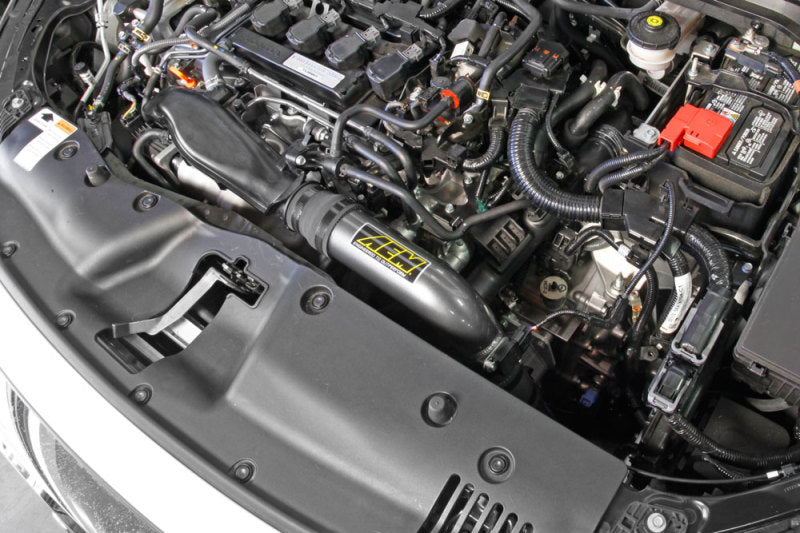 AEM Induction AEM 2016 Honda Civic L4-1.5L F/I Gunmetal Aluminum Cold Air Intake 21-798C 21-798C Photo - Mounted