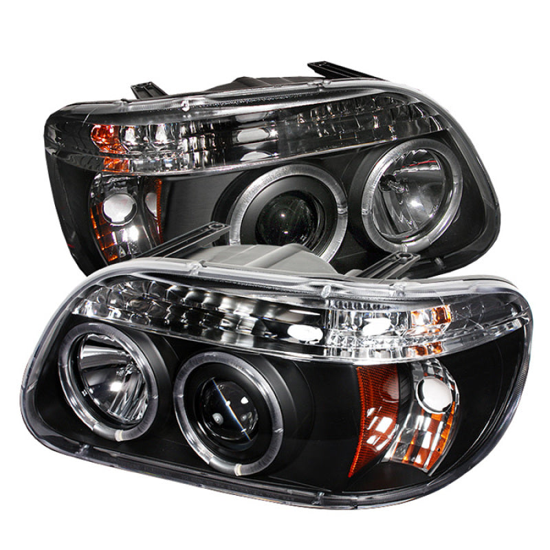 Spyder Ford Explorer 95-01 1PC Projector Headlights LED Halo Blk PRO-YD-FEXP95-HL-1PC-BK 5010131 5010131 Photo - Primary