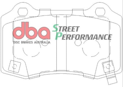 DBA 2010 Camaro SS SP500 Rear Brake Pads DB2260SP DB2260SP Photo - out of package