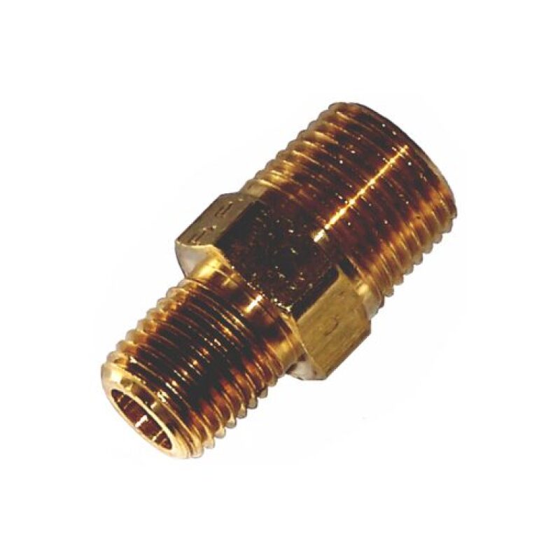 Kleinn Air Horns Kleinn Hex Male Nipple Adapter - 3/8In M NPT to 1/4In M NPT 53814N 53814N Photo - Primary
