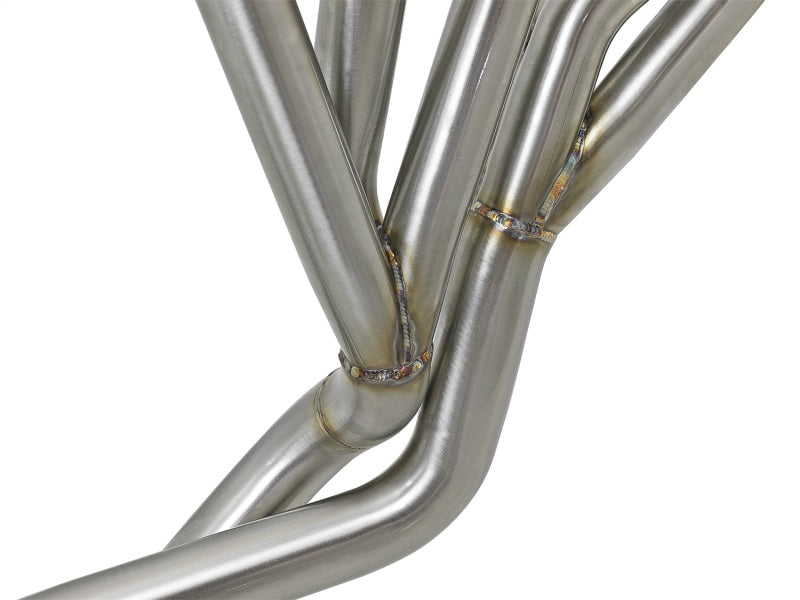 aFe Twisted Steel Long Tube Header & Connection Pipes Street Series Nissan 48-36109-YC Photo - Unmounted