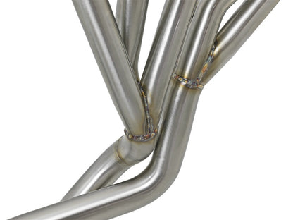 aFe Twisted Steel Long Tube Header & Connection Pipes Street Series Nissan 48-36109-YC Photo - Unmounted