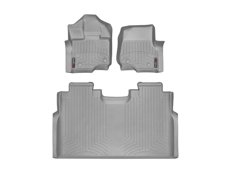 WeatherTech WT FloorLiner - Front - Grey Floor Mats Floor Mats - Rubber main image