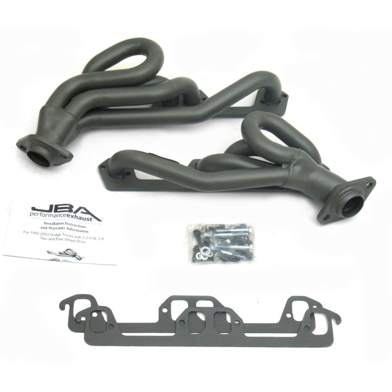 JBA 96-03 Dodge Truck 5.2L/5.9L Magnum 1-1/2in Primary Ti Ctd Cat4Ward Header 1945S-1JT 1945S-1JT Photo - Primary