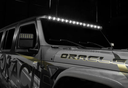 ORACLE Lighting Oracle Jeep Wrangler JL/Gladiator JT Integrated Windshield LED Light Bar System 5917-023 5917-023 Photo - lifestyle view