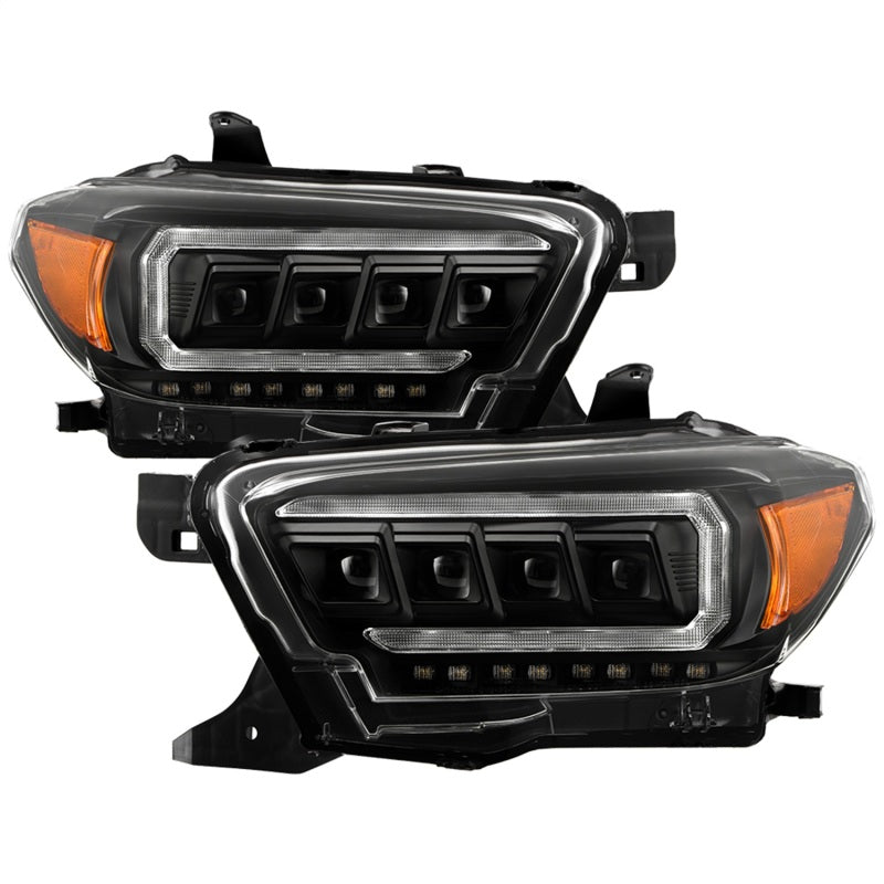 Spyder 16-20 Toyota Tacoma Halogen Model Only High-Power LED Headlights - Black PRO-YD-TT16HALAP-BK 5088376 5088376 Photo - Primary
