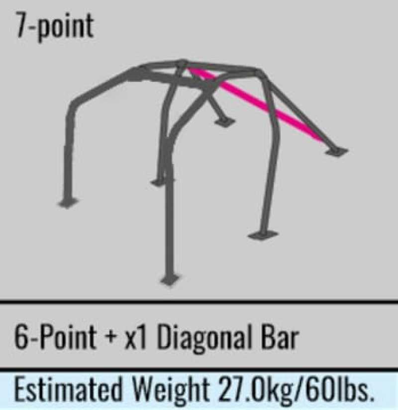 Cusco CZ4A Dash Through 2 Passenger 7P Roll Cage 40 Safety21 566 290 F20 User 1
