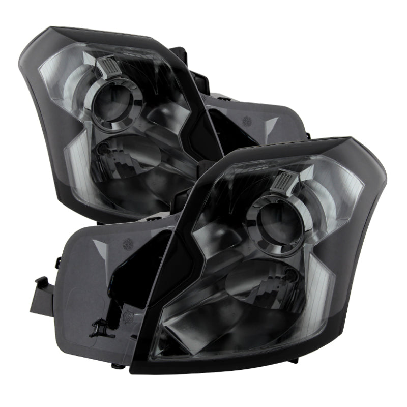 SPYDER Xtune Cadillac Cts 03-07 Crystal Headlights Halogen Model Only Smoke HD-JH-CCTS03-SM 9023811 9023811 Photo - Primary