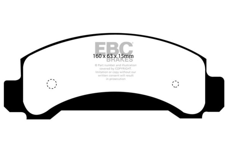 EBC Disc Brake Pad Set UD654 Photo - Primary