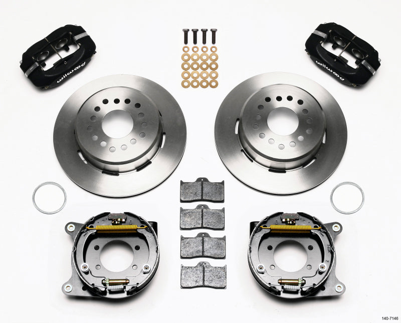 Wilwood FDL P/S Park Brake Kit, Ford 8.8 w/2.5" Offset-5 Lug 140-7146 Photo - Primary