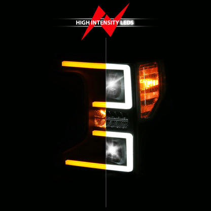 ANZO 20-22 Ford Super Duty (Halogen) Z-Series Full LED Proj Headlights SeqSig - Driver Side ONLY 111620X-L 111620X-L User 1