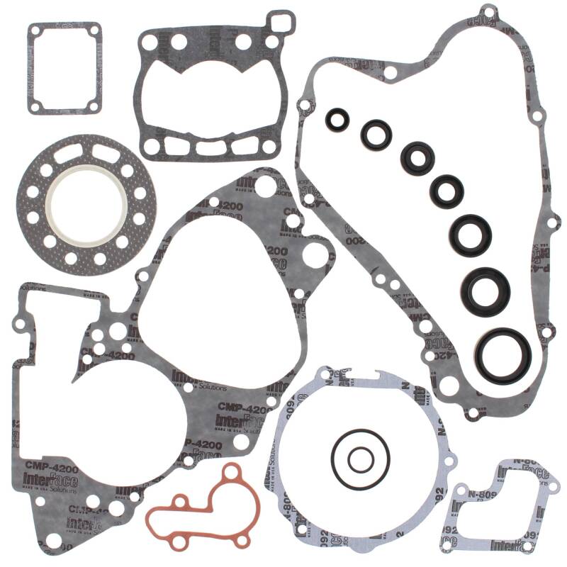 Vertex Pistons Vertex Gaskets 1990 Suzuki RM80 Complete Gasket Kit w/ Oil Seals 811503 811503 Photo - Primary
