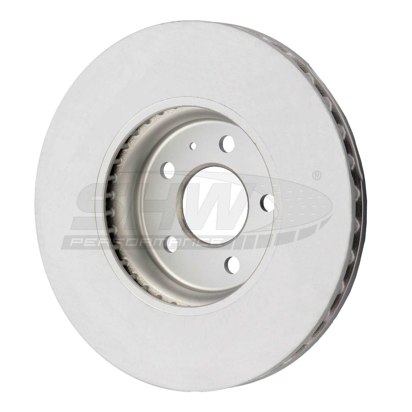 SHW Performance SHW 09-11 Audi A4 2.0L Front Smooth Monobloc Brake Rotor AFX34814