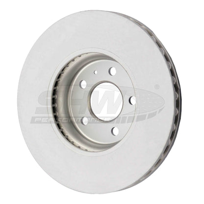 SHW Performance SHW 09-11 Audi A4 2.0L Front Smooth Monobloc Brake Rotor AFX34814