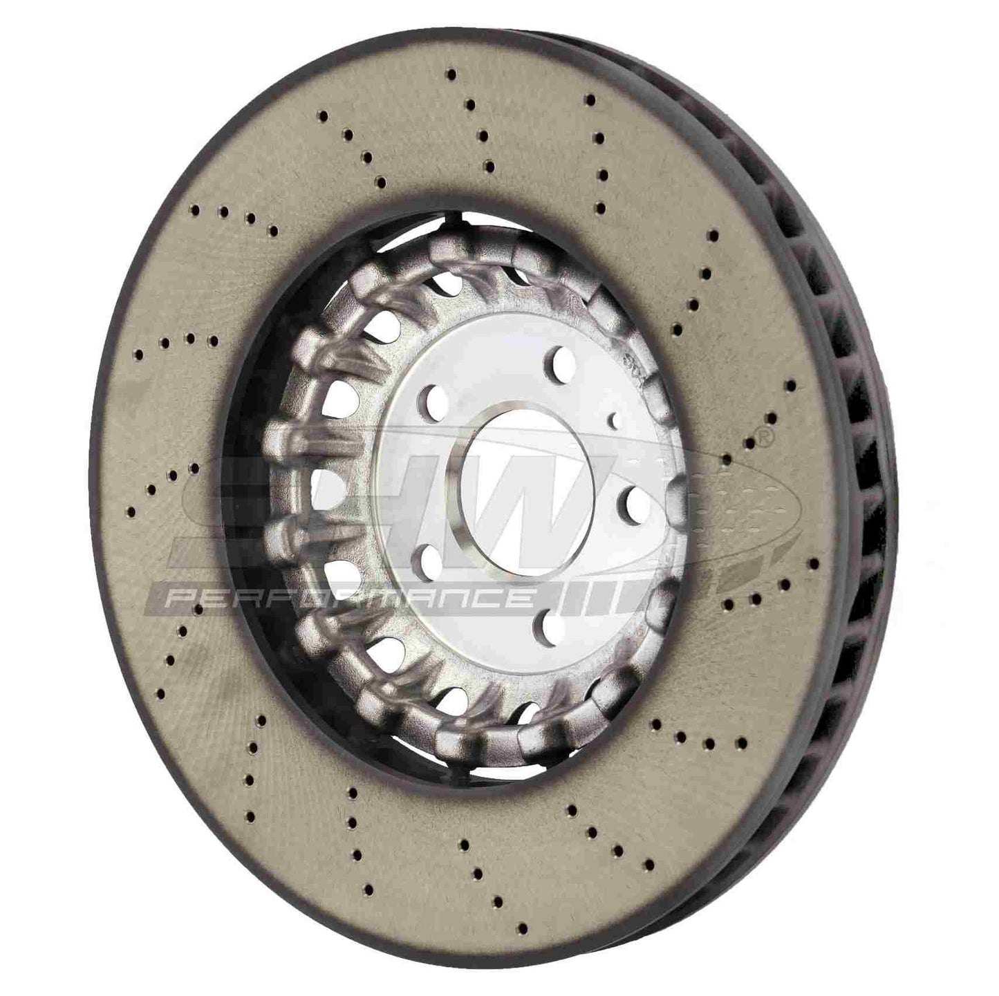 SHW Performance SHW 18-22 Audi RS5 Front Smooth Lightweight Brake Rotor AFX49201