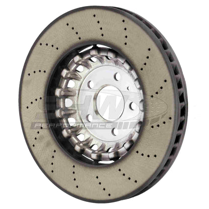 SHW Performance SHW 18-22 Audi RS5 Front Smooth Lightweight Brake Rotor AFX49201