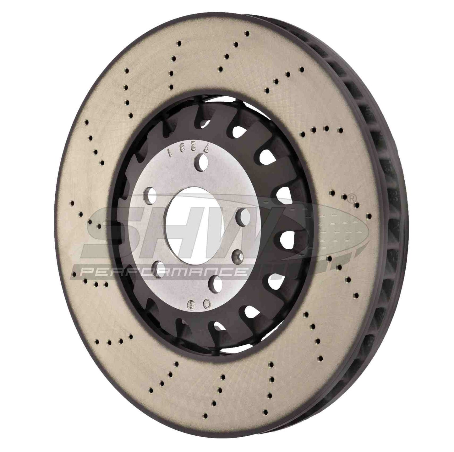 SHW Performance SHW 18-22 Audi RS5 Front Smooth Lightweight Brake Rotor AFX49201